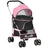 3-in-1 Cat Stroller - Carrier with Universal Wheel - Pink & Black - Cat Carriers & Strollers - Purr Wish