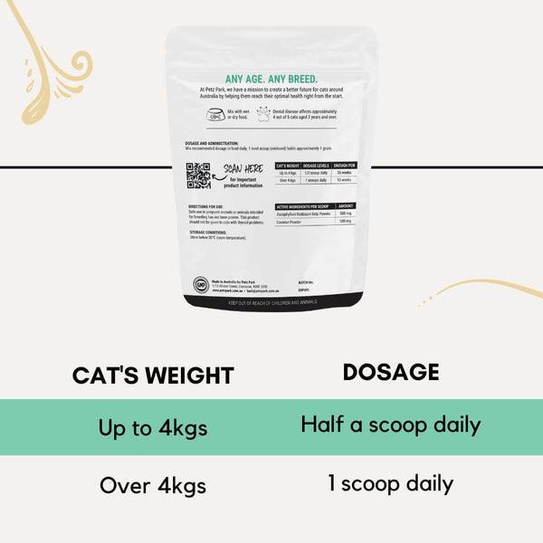 Natural Dental Kelp for Cats - 90 Scoops - Cat Supplements - Purr Wish