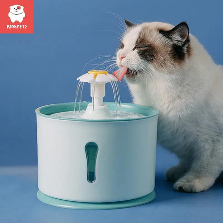 2.4L Cat Water Fountain: LED plus Activated Carbon - Cat Bowls & Feeders - Purr Wish