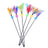 Cat Wand Teaser Toy Set: Feathers and Bells - Feather Cat Toys - Purr Wish