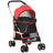 3-in-1 Cat Stroller - Carrier with Universal Wheel - Red & Black - Cat Carriers & Strollers - Purr Wish