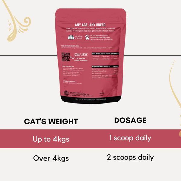 Liver Support for Cats - 60 Scoops - Cat Supplements - Purr Wish