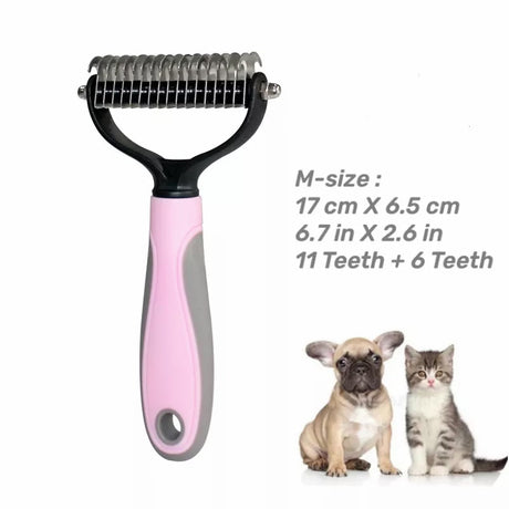 Two-Sided Grooming Brush for Cats