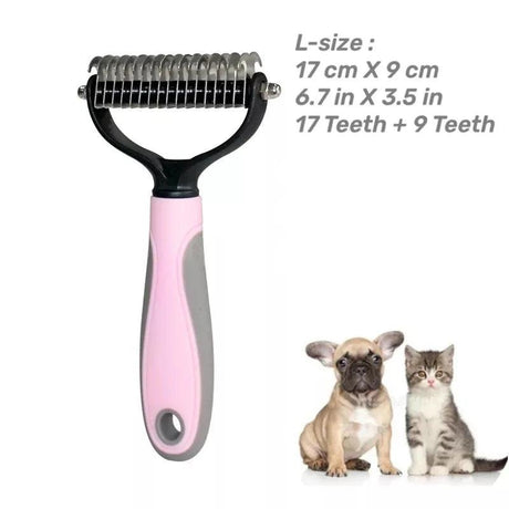 Two-Sided Grooming Brush for Cats - Cat Brushes and Combs - Purr Wish