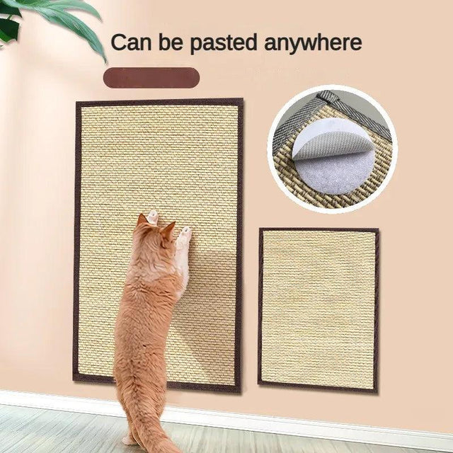 Sisal Cat Scratcher - Furniture & Wall Protection - Cat Mats - Purr Wish