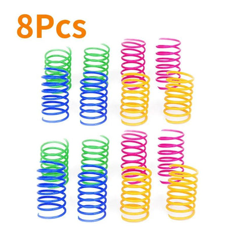 Coil Spiral Springs Cat Toys: Real Fun Times - Springs & Straws Cat Toys - Purr Wish