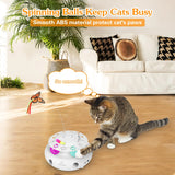 Interactive 4-in-1 Cat Toy - Whack-A-Mole with USB Charging