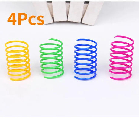 Coil Spiral Springs Cat Toys: Real Fun Times - Springs & Straws Cat Toys - Purr Wish