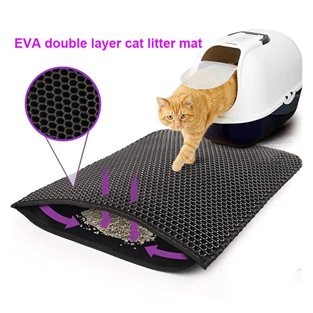 Litter Trapping Cat Mat - Double Layer Waterproof Scratcher - Cat Mats - Purr Wish