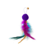 Feathers Cat Wand Toy: Pole & Attachments - Cat Wand Toys - Purr Wish