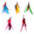 Feathers Cat Wand Toy: Pole & Attachments - Cat Wand Toys - Purr Wish