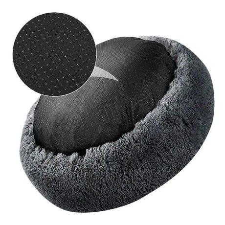 Comfortable Doughnut Cat Bed: Ultra-Soft Round Cat Furniture - Cat Beds - Purr Wish