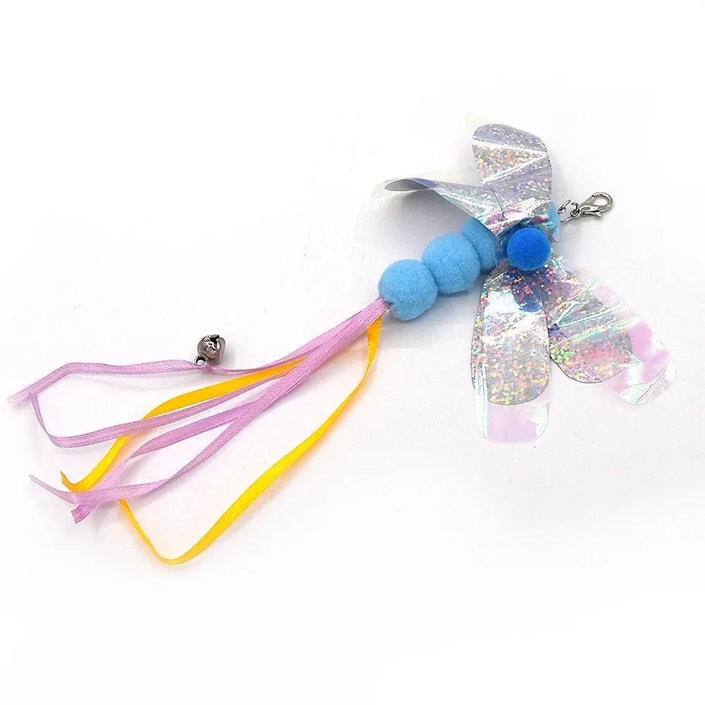 Butterfly Cat Wand Toy: Pole & Attachments - Cat Wand Toys - Purr Wish