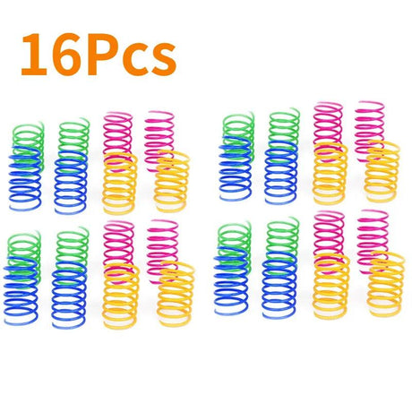 Coil Spiral Springs Cat Toys: Real Fun Times - Springs & Straws Cat Toys - Purr Wish