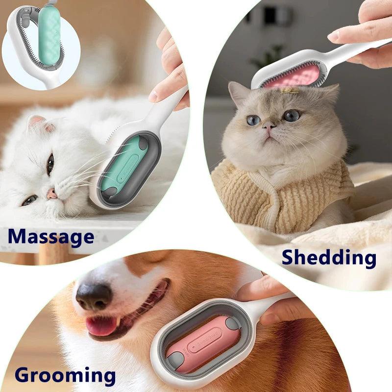 Double-Sided, Multifunctional Cat Grooming Brush - Cat Brushes and Combs - Purr Wish