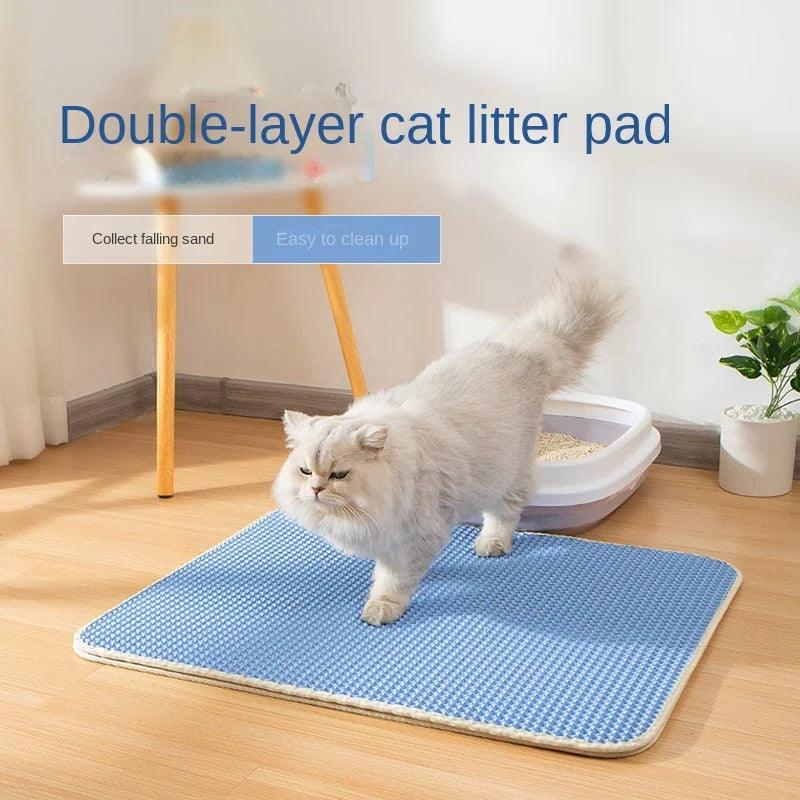 Litter Trapping Cat Mat - Double Layer Waterproof Scratcher - Cat Mats - Purr Wish