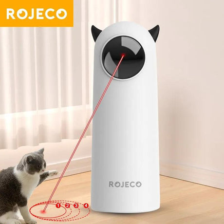 Indoor Laser Cat Toy - Automatic Interactive Fun - Laser Cat Toys - Purr Wish