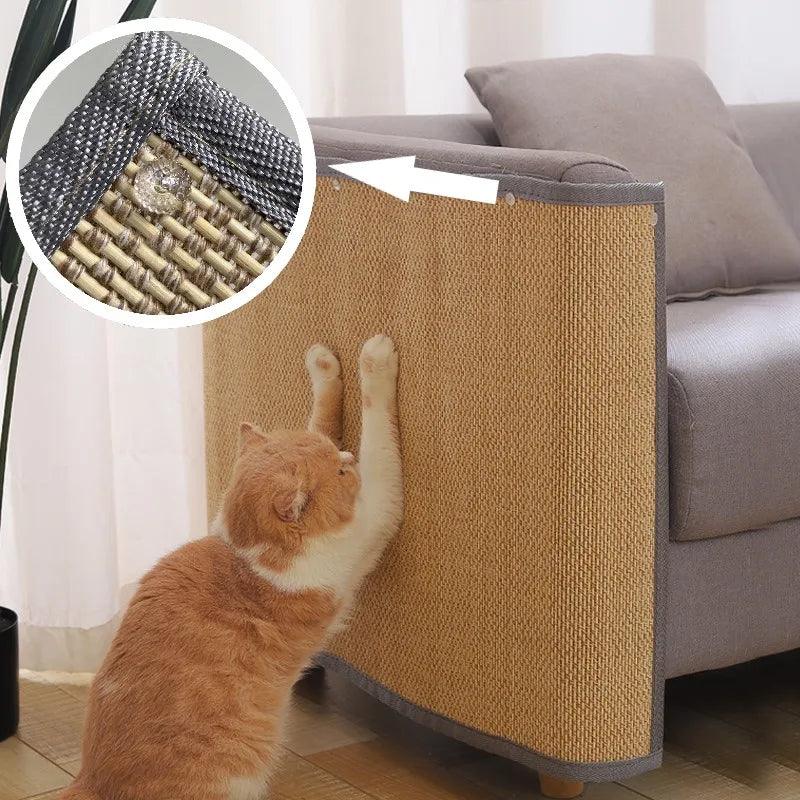 Sisal Cat Scratcher - Furniture & Wall Protection - Cat Mats - Purr Wish