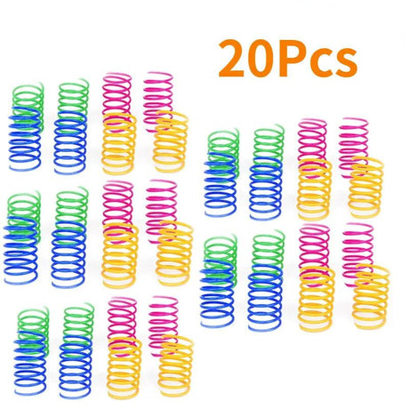 Coil Spiral Springs Cat Toys: Real Fun Times - Springs & Straws Cat Toys - Purr Wish