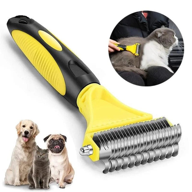 Two-Sided Grooming Brush for Cats - Cat Brushes and Combs - Purr Wish