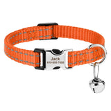 Personalised Adjustable Cat Collar with Engraved ID - Cat Collars - Purr Wish