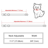 Personalised Adjustable Cat Collar with Engraved ID - Cat Collars - Purr Wish