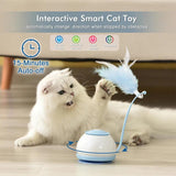 360° Rotating Puzzle Cat Toy: Electric USB Charging - Interactive Cat Toys - Purr Wish