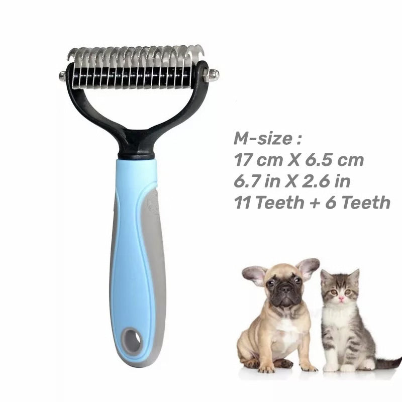 Two-Sided Grooming Brush for Cats