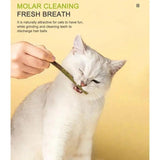 Natural Matatabi Cat Sticks: Teeth Cleaning Mint Rods - Catnip Toys - Purr Wish