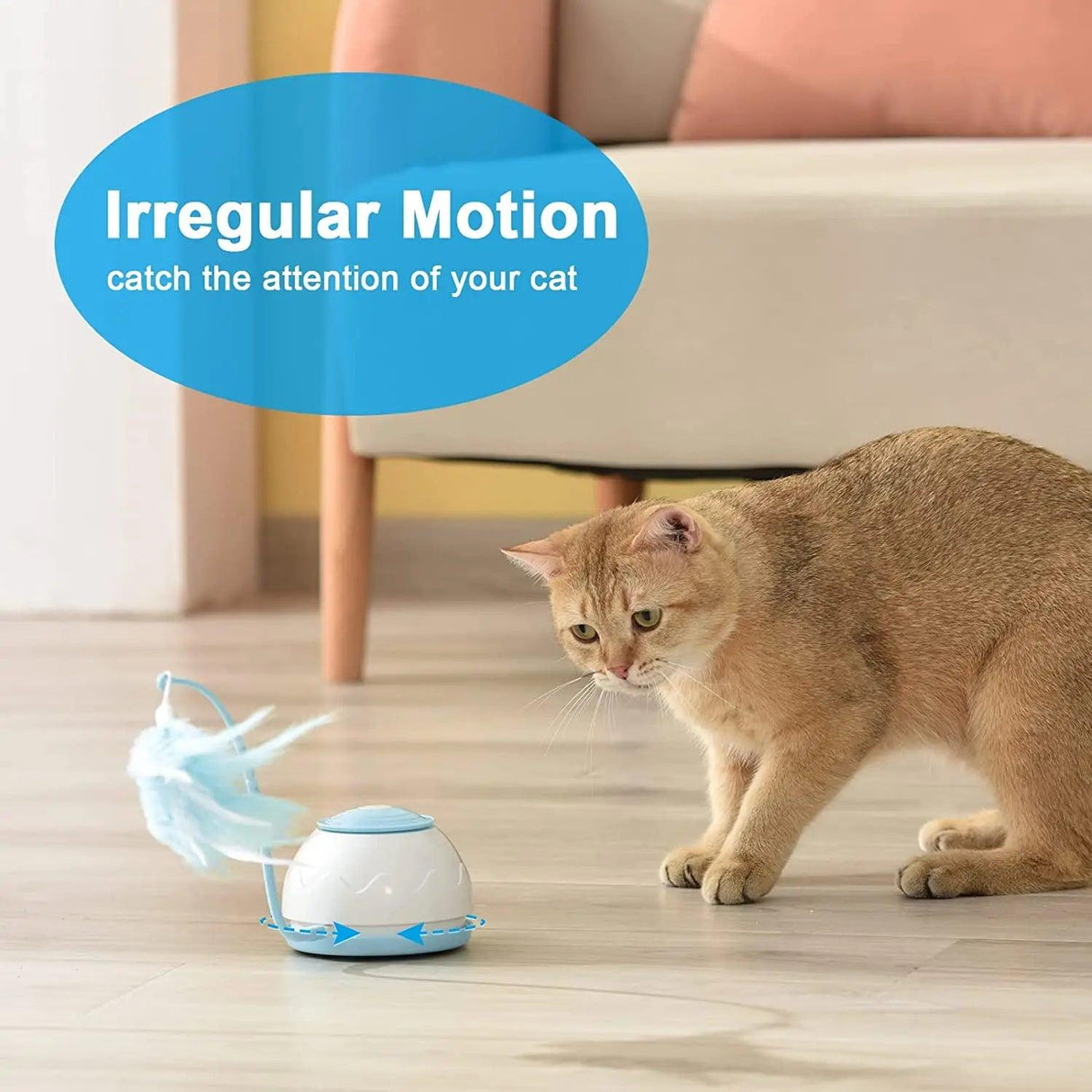 360° Rotating Puzzle Cat Toy: Electric USB Charging - Interactive Cat Toys - Purr Wish