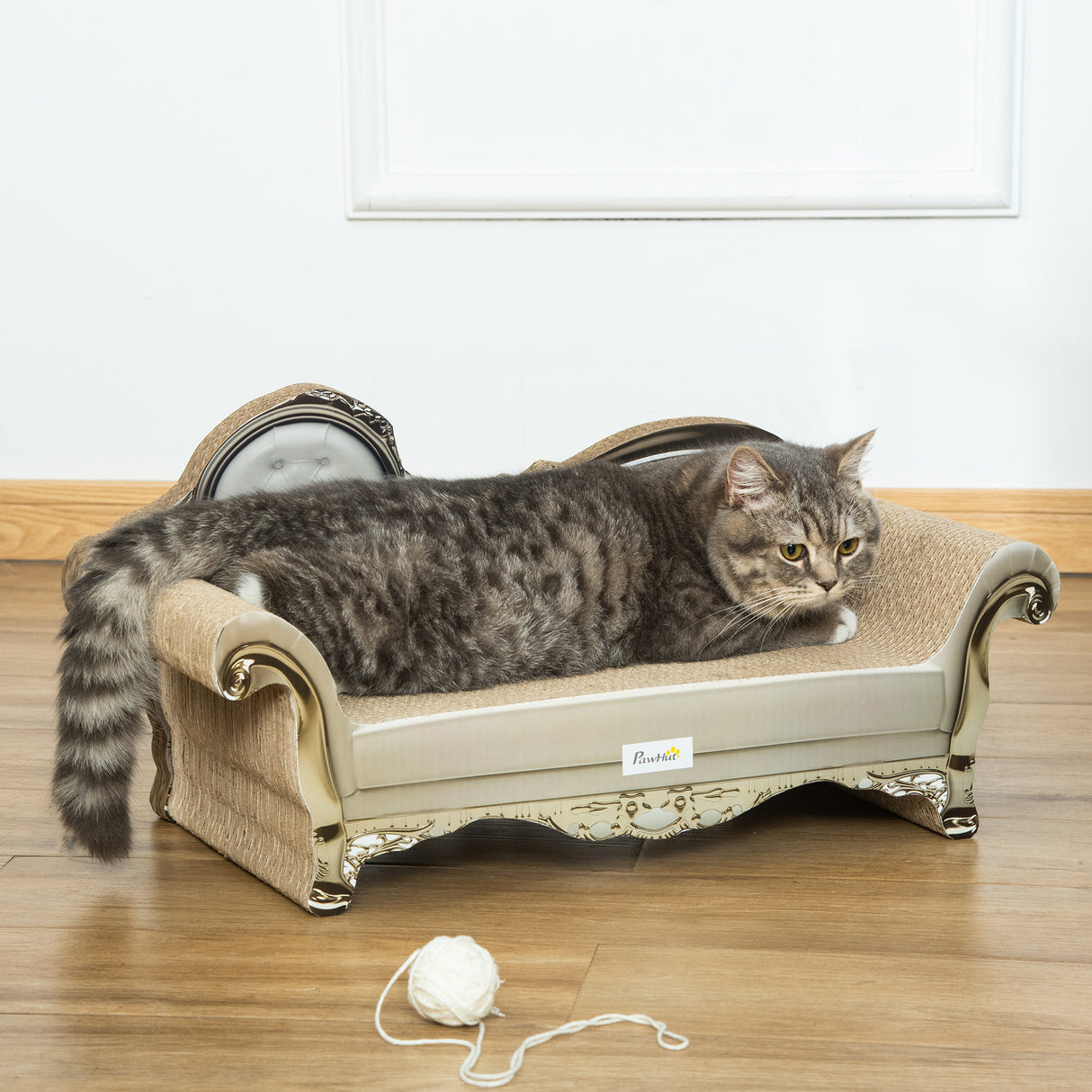 Brown Corrugated Cat Scratching Pad