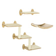 3-Piece Oak Cat Shelf Set with Jumping Platforms - Cat Walls - Purr Wish