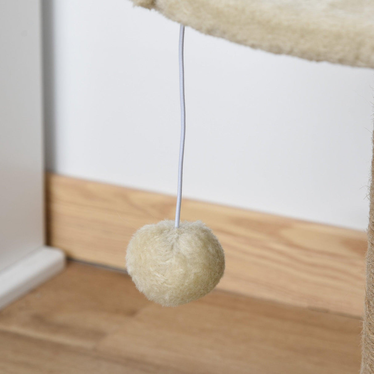 Cat Tree w/ Bed and Scratching Post - Beige - Cat Trees - Purr Wish